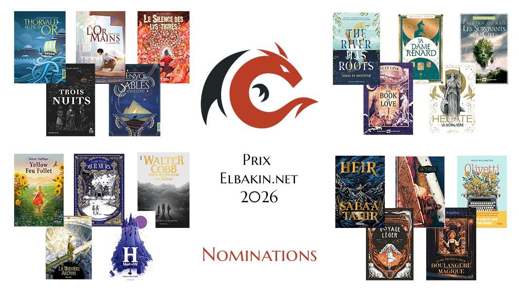 La sélection du prix Elbakin.net 2026 !